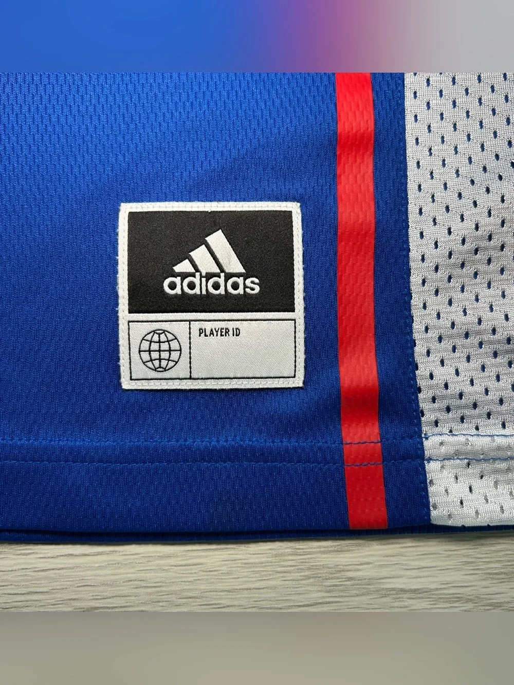 Adidas Kansas Jayhawks Basketball Swingman Jersey #1 Royal Blue size YOUTH M